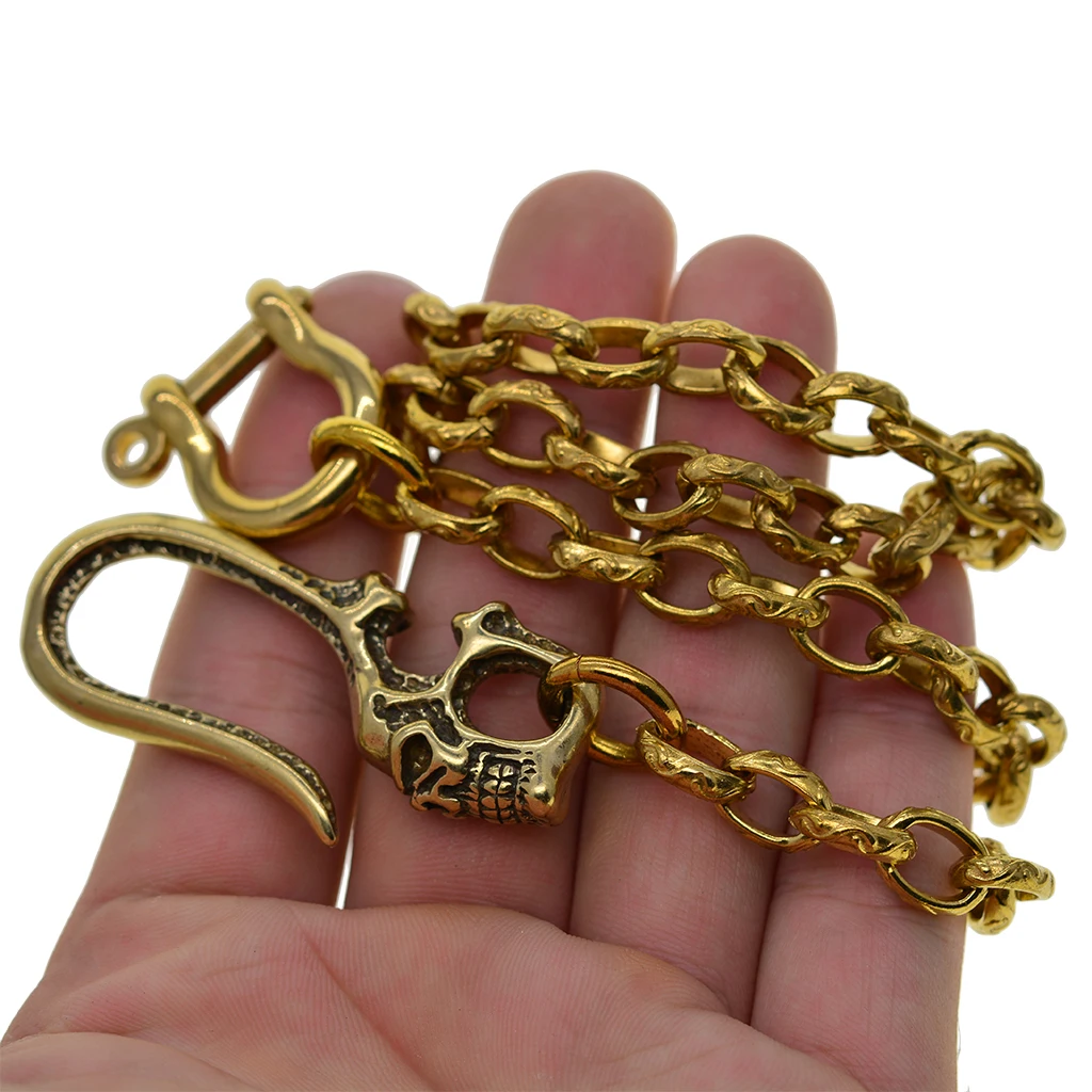 Wallet Chain For Men Biker Hip Hop Punk Skull Strong Key Jeans Pant Chain Heavy Waist Chain
