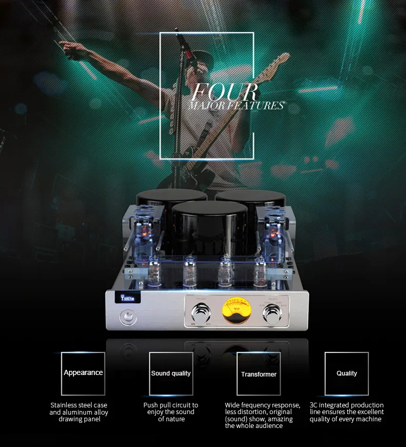 YAQIN MC-13S EL34 Tube Push-Pull Integrated Amplifier Valve tube