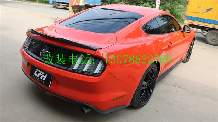 Подходит для FORD MUSTANG- suforce модифицированный Карбон волокно заднее крыло задний спойлер крыло