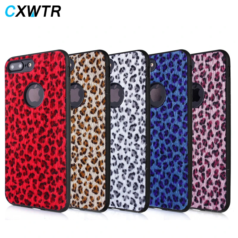 

Luxury Leopard Print Shockproof Phone Case For iPhone 7 8 Plus Silicon Soft Cover For iPhone X XR XS MAX 8 7 6 6S Plus Case Capa