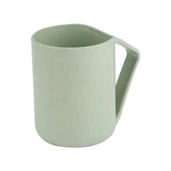 

Wheat Straw Modern Solid Pattern Ceramic Water Mug Creative Bevel Mug Coffee Cup for Home Office Best Gift for Lovers