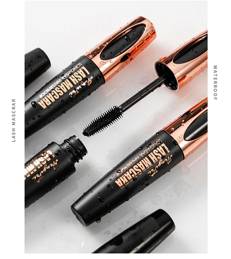 

Hengfei Lash Mascara Black Smooth Thick Waterproof Easy To Remove Long-lasting Eye Lashes Cosmetics Mascara +EUB