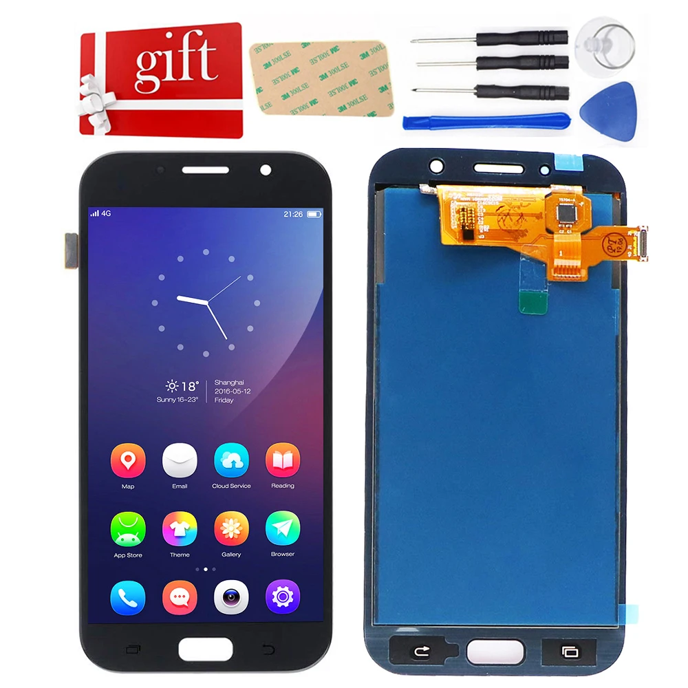 

For Samsung Galaxy A7 2017 A720 LCD Screen A720F A720M SM-A720F LCD Display Touch Screen Digitizer LCD Replacement Assembly
