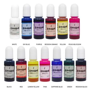 

13 Bottles Pigment Kit Leak proof Epoxy Resin Coloring Dye Colorant DIY