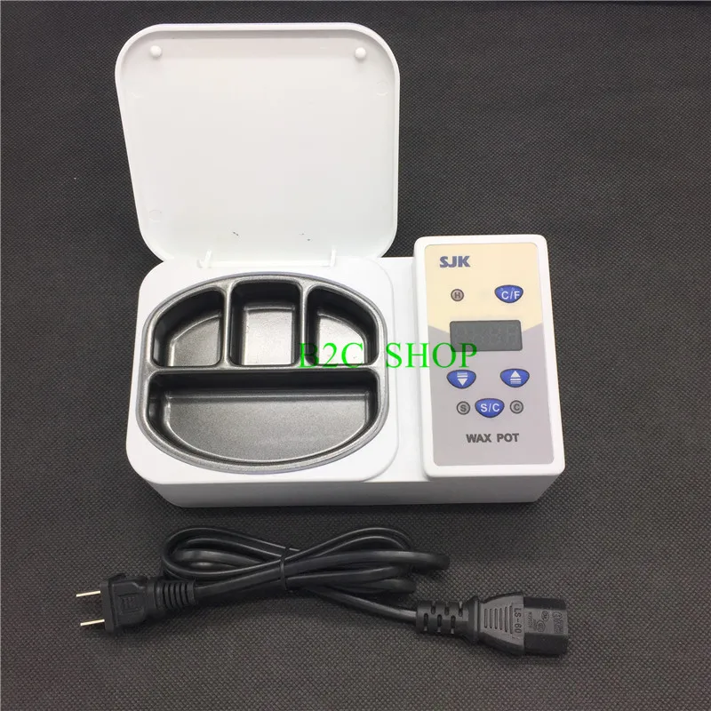  Dental LED Display 4-Well Wax Heater Dipping Pot Portable Analog Heater Dental Lab Equipment