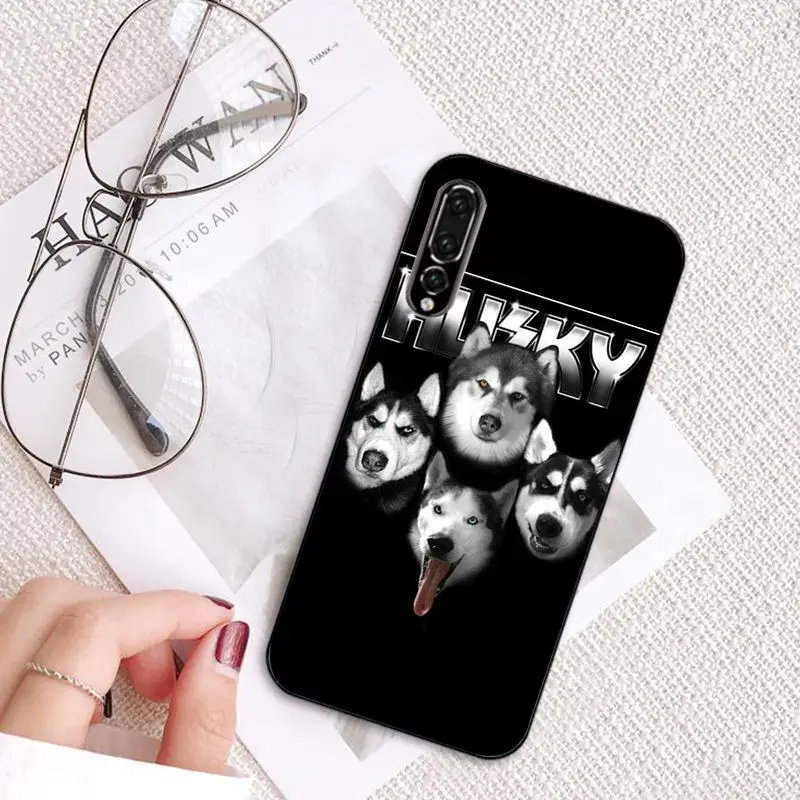 MaiYaCa животных Собака Хаски чехол для телефона для huawei P20 P30 P20Pro P20Lite P30Lite PSmart P10 9Lite - Цвет: A14