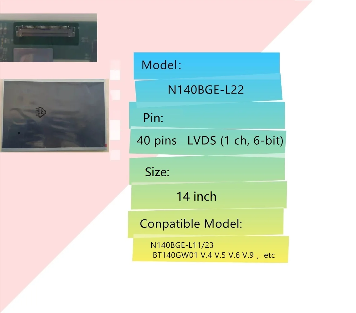 Dell Inspiron 14R n4020 n4010 n4050 LCD 