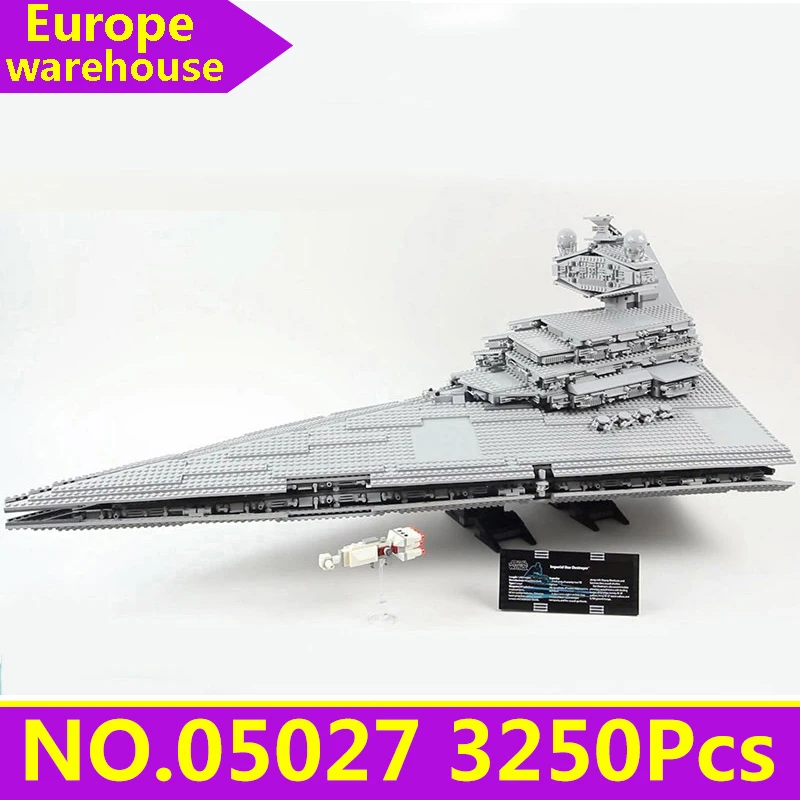

Lepinblocks Star Wars Ship 05027 05028 Super Star Destroyer Model Building Blocks Set 10221 Toys For Children Gift King Bricks