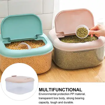 

Clamshell Rice Box Insect-proof Storage Box Dustproof Kitchen Storage Box
