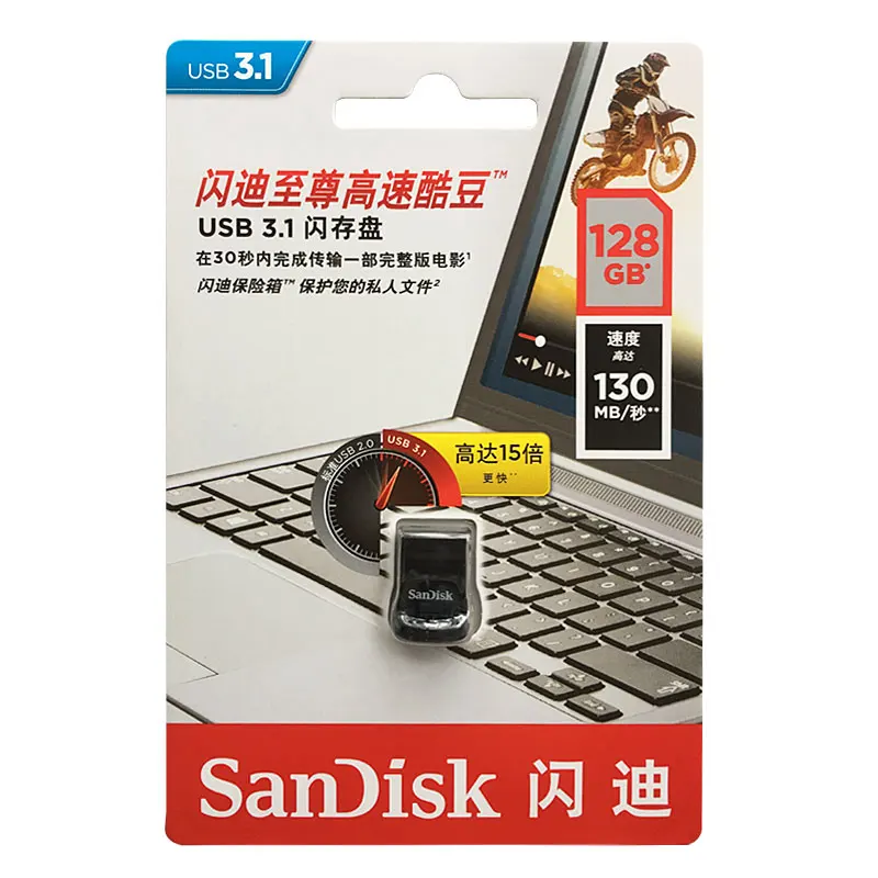 Двойной Флеш-накопитель SanDisk USB3.1 флеш-накопитель 32 ГБ флэш-накопитель 64 ГБ флеш-накопитель 128 ГБ U диск 256 ГБ флэш-накопитель 16 Гб 130 МБ/с. CZ430 для ноутбука/планшета/автомобиля