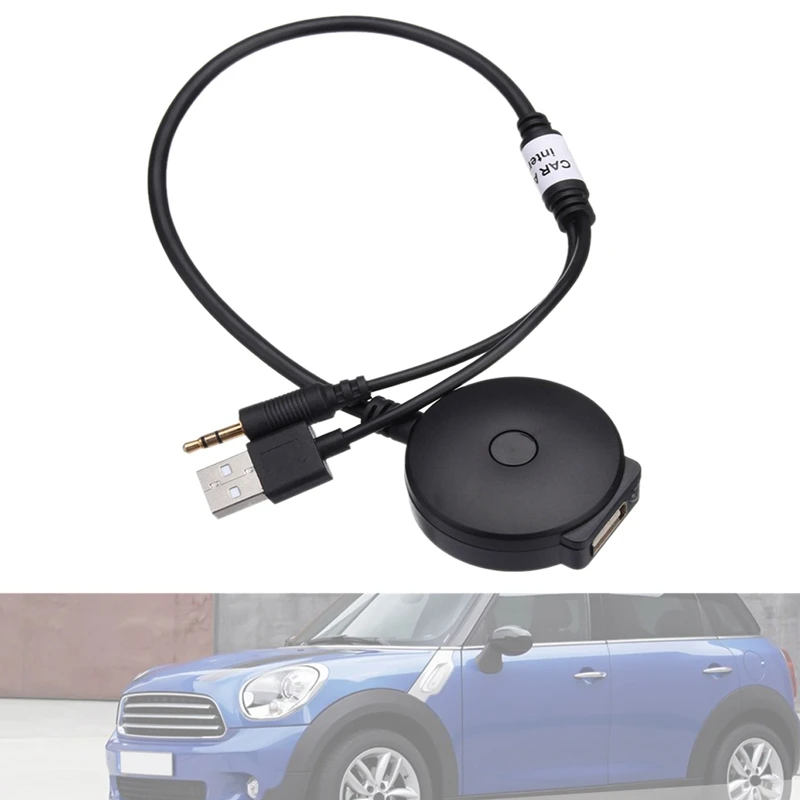 Car Wireless Bluetooth Audio AUX and USB Music Adapter Cable for BMW Mini Cooper | Автомобили и мотоциклы