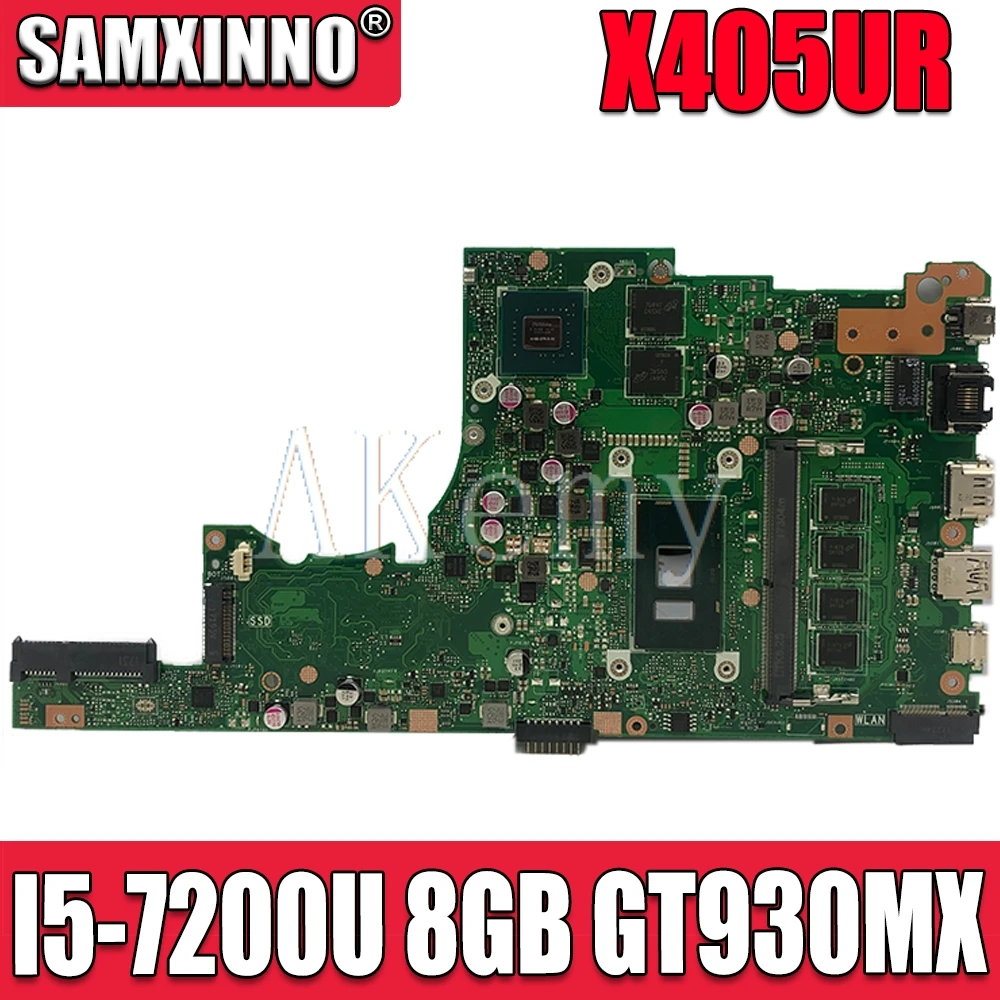  Akemy X405UR For ASUS X405U X405UN X405UR X405URR X405URP X405UQ X405UF Laotop Mainboard X405UR Mot