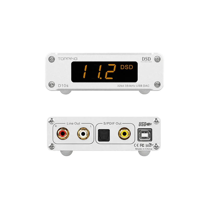 Цифровой USB DAC Hifi Spdif декодер усилителя ES9038Q2M 256DSD xmos xu208 Hi Fi аудио усилитель TOPPING