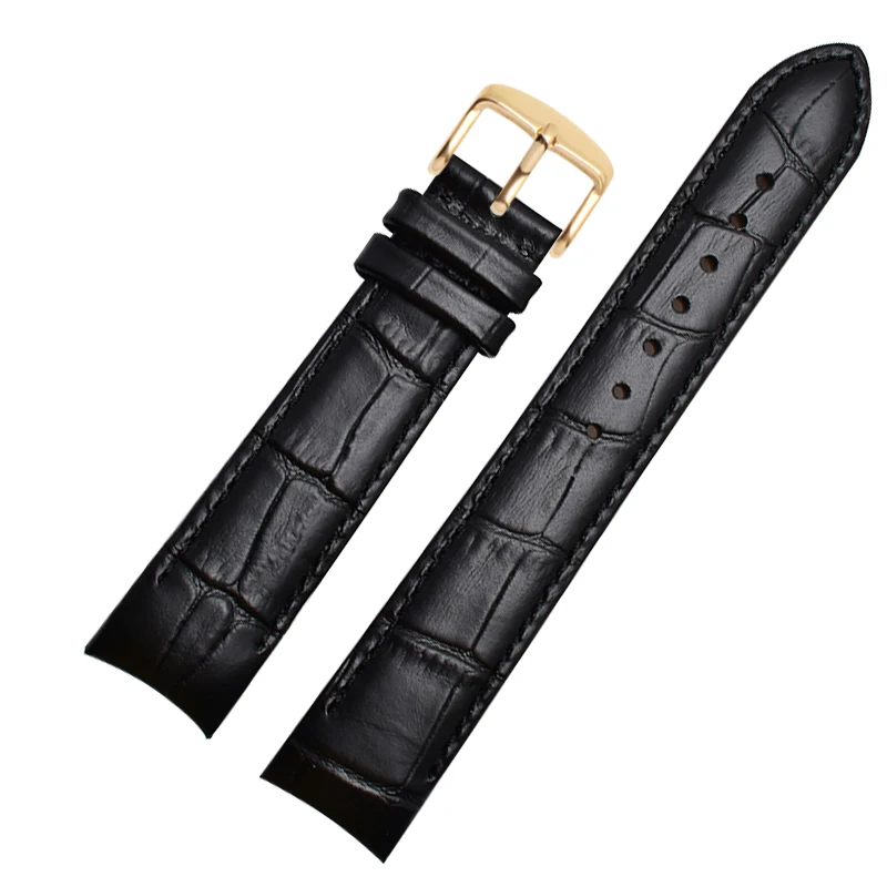 Fibbia Pieghevole Laterale Cinturino Orologio Poljot In Pelle Di Bufalo Marrone - Larghezza 20 Mm, Con Fibbia Pieghevole A Scatto Laterale Cinturino Laterale Schienale - Foto 3