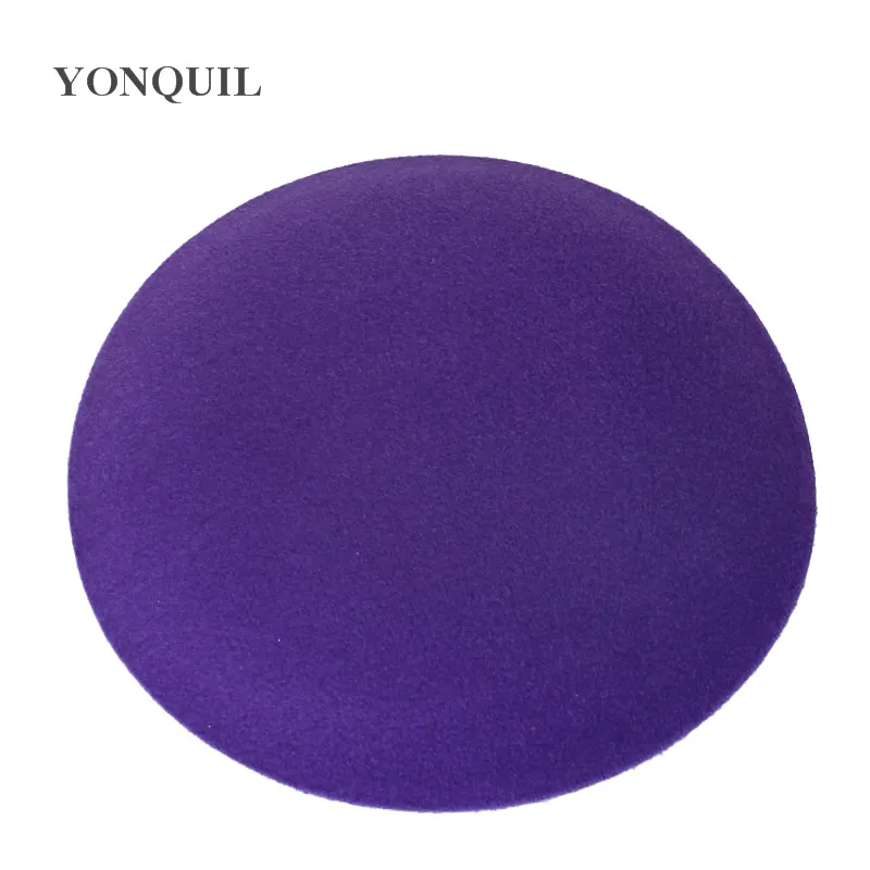 17 CM Wool Felt Fascinator Base Nice Fashion Fascinator DIY Hair Accessories Wedding Bride Headwear Handmade Ladies Party Hat
