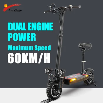 Billige Elektrische Roller Dual Motor 2000W Faltbare Elecreic Skateboard 2 Leistungsstarke Motor EScooter Für Erwachsene Patinete Eletrico
