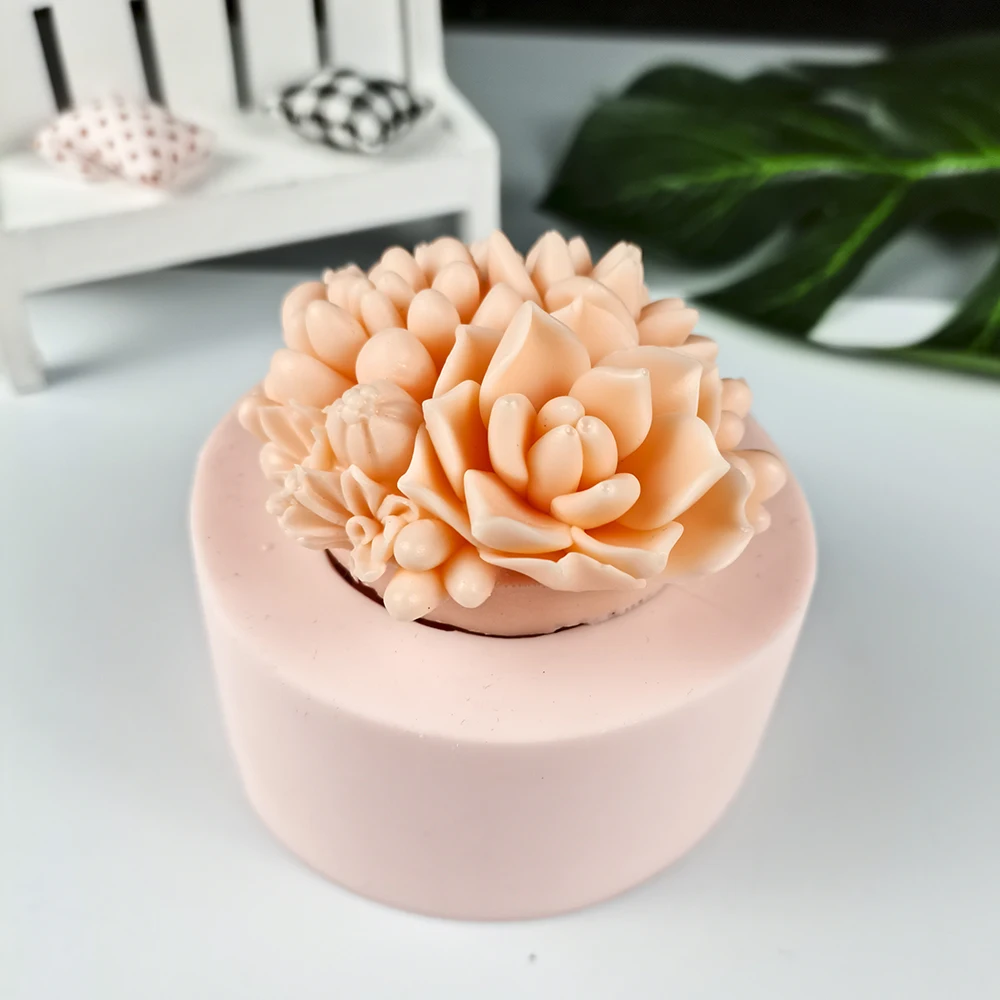 Big Rose Flower Silicone Mold Aroma Plaster Mold Silicone Gypsum Plaster  Molds Handmade Soap Mold Candle Mold Fondant cake mould - AliExpress