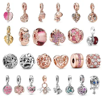 

Hot Sale 925 sterling silver Pendant Charm Dangle Fit Original Bracelet Necklace Authentic Beads Jewelry