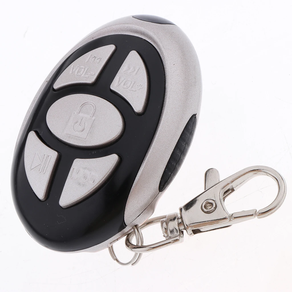 12V Motorcycle FM Radio Headlight Speaker-Two Keys Two Screws Two Nuts Four Brackets