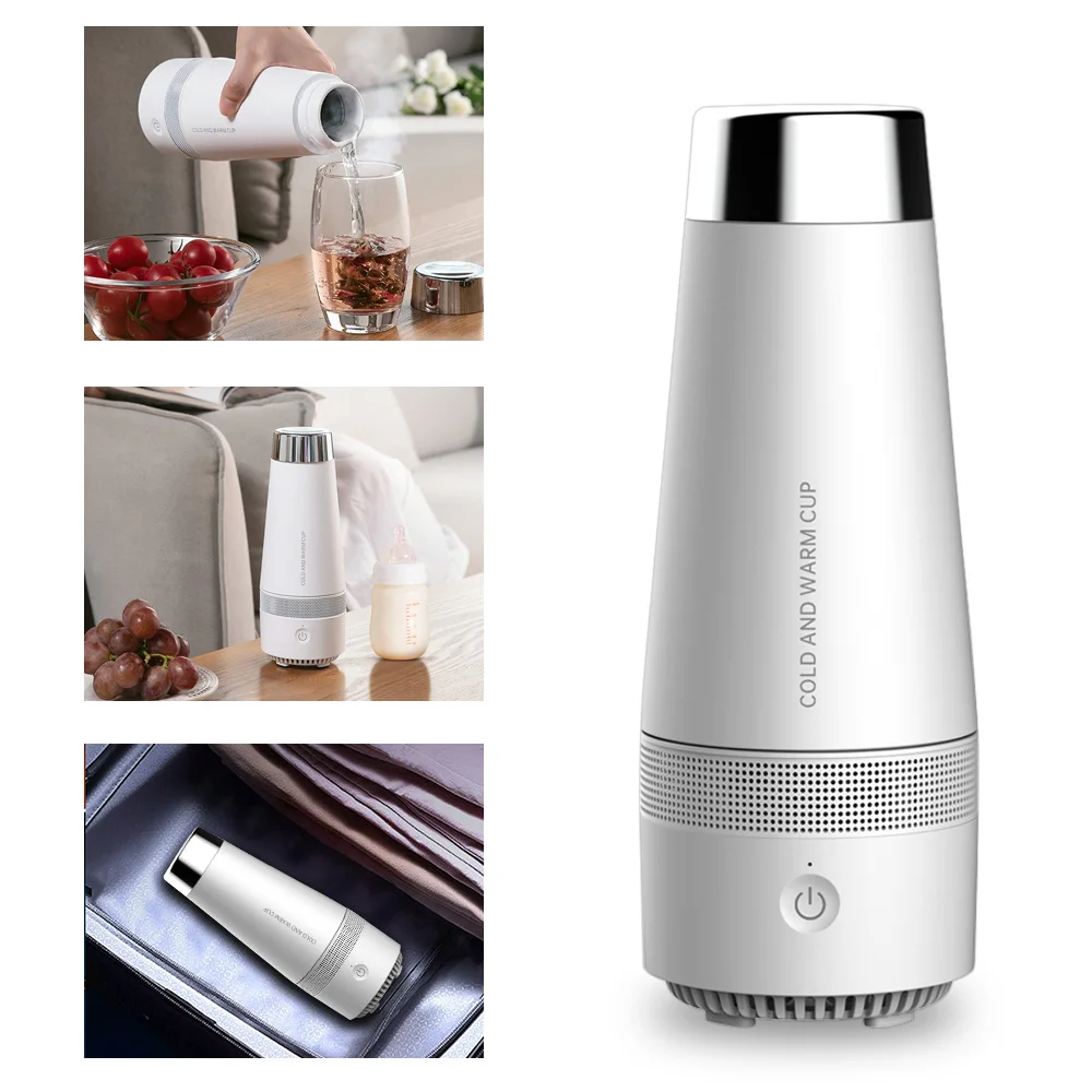USB Hot & Cold Travel Mugs Thermos Smart Water Cup Vacuum Drink Flasks sports Bottle Leakproof Bumbler Coffee Mug Rechargeable