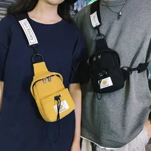 Vertvie маленькая нагрудная сумка из парусины для мужчин и женщин сумки через плечо хип уличная сумка поясная сумка многофункциональный мини пояс поясная сумка