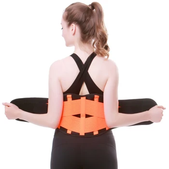 

Neoprene Medical Support Bar Waist Slimming Belts Orthotics Posture Correction Brace Lumbar Spine Back Support Belts Corsets