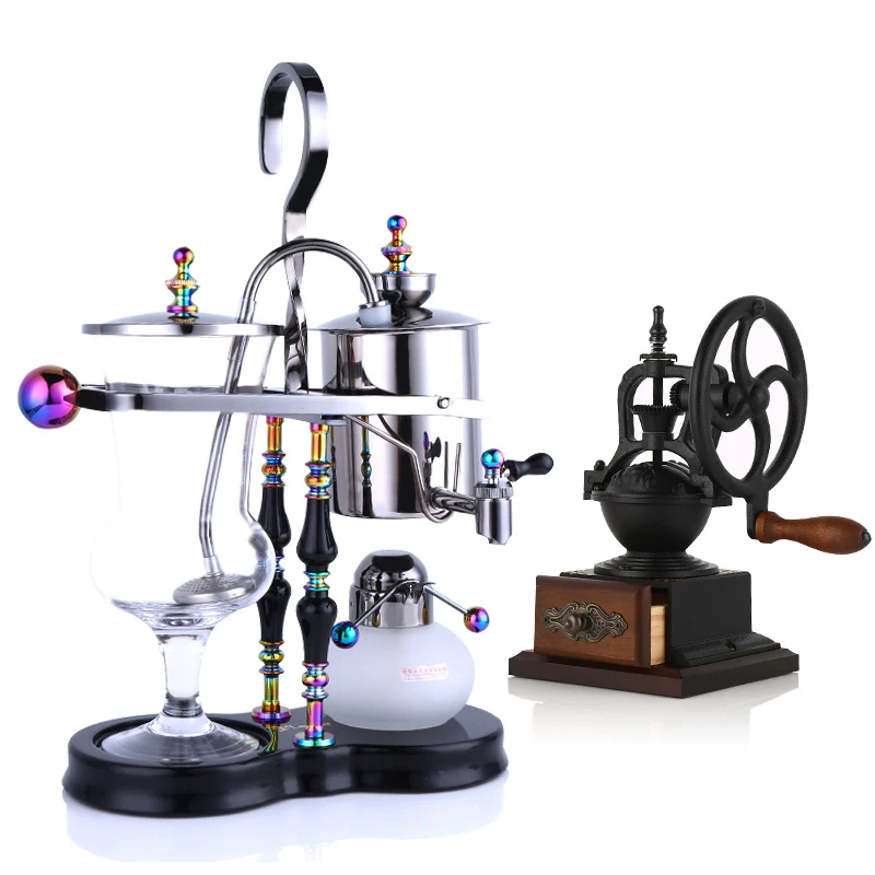 Royal Balance Syphon Maker Belgian pots Home siphon coffee makers Coffee pots+ Handwheel grinders coffee maker machine