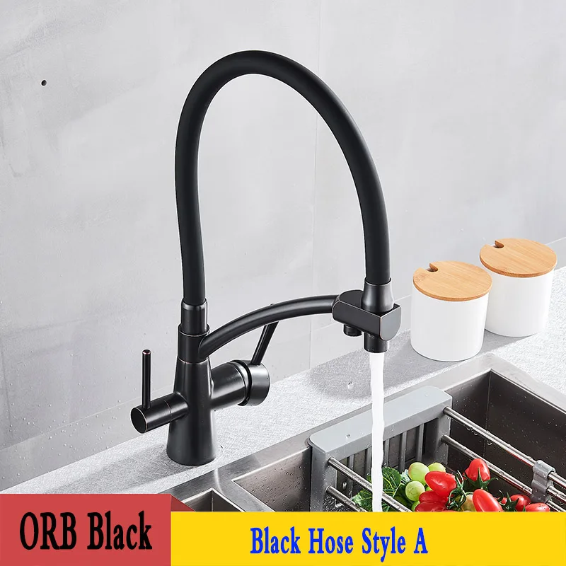 ORB Black SHBSHAIMY белый кухонный кран фильтрованный кран для чистой воды фильтрованный grifo cocina кран смеситель горячей и холодной воды кухонный кран Torneira - Цвет: ORB Black