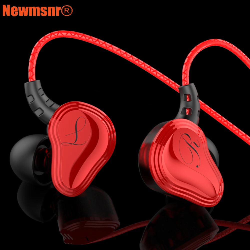 Проводные наушники Newmsnr D2000 с 4 динамиками и 8 звуковыми эффектами спортивные
