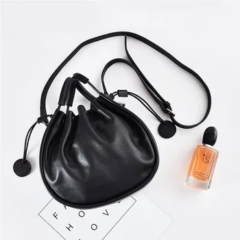 

2020 New Fashion Casual Leather Shoulder/Crossbody Bag Bucket Bag New Women