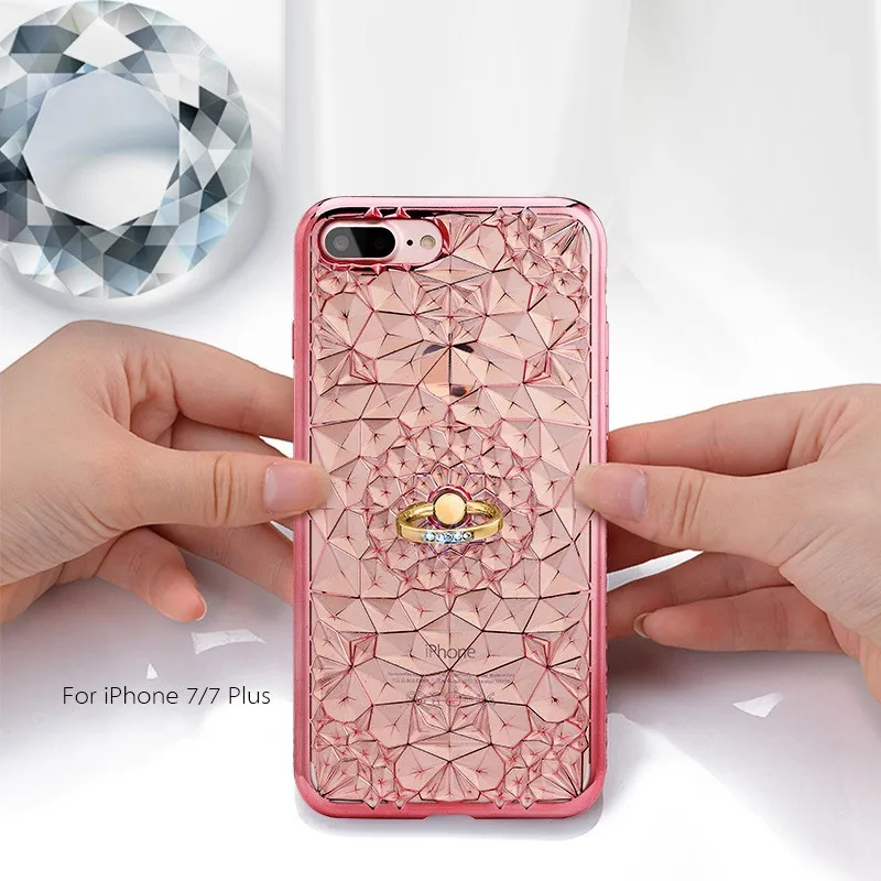 

Glitter Ring Holder TPU Case For Samsung Galaxy A30 A20 A50 A70 A10 J4 J6 J8 2018 S10 Plus S10E S9 S8 S7 Note 10 9 8 A9 A8 A6