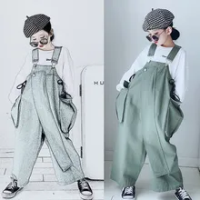 Военная униформа для девочек; нагрудник; Новинка года; сезон осень; свободные рабочие брюки для мальчиков; брюки для мальчиков