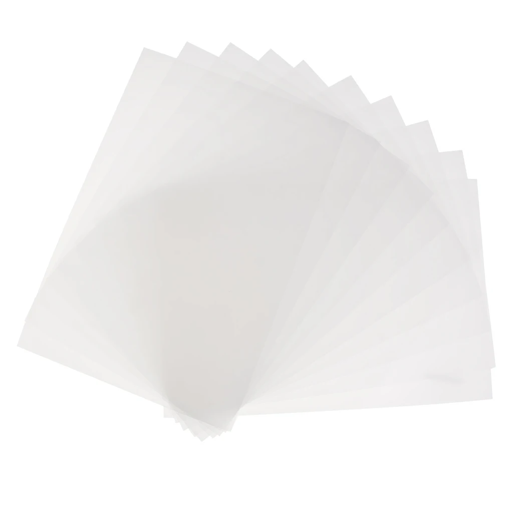 20pcs Clear Shrink Film Sheets  Shrinkable Paper For DIY Crafts Supplies