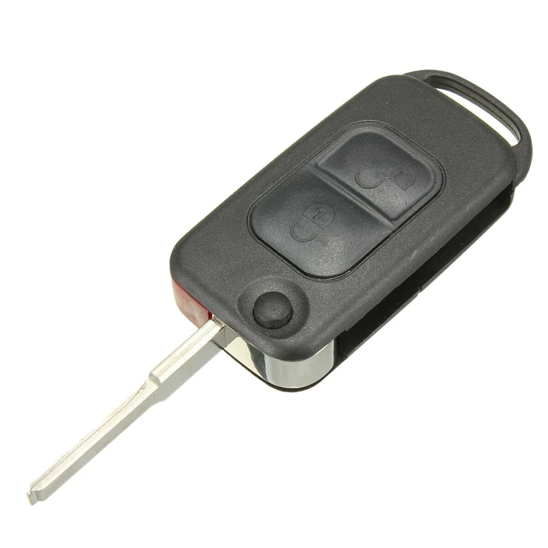 

Чехол для выкидного ключа с двумя кнопками HU64 Blade FOB для Mercedes Benz A C E S W168 W202 Car