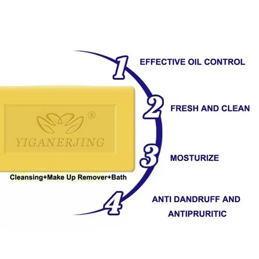 Хоббилайн серное мыло контроль масла лечение акне Очищение тела от акне, псориаза Себорея Ванна отбеливание шампунь Ремонт кожи