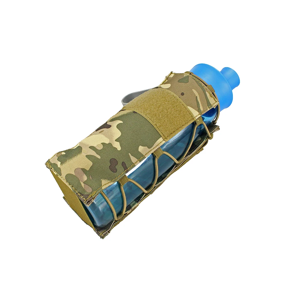 0.5L-2L Molle тактическая бутылка для воды 1000D нейлоновая Военная Бутылка Регулируемая Крышка чайника для охоты пешего туризма альпинизма путешествия