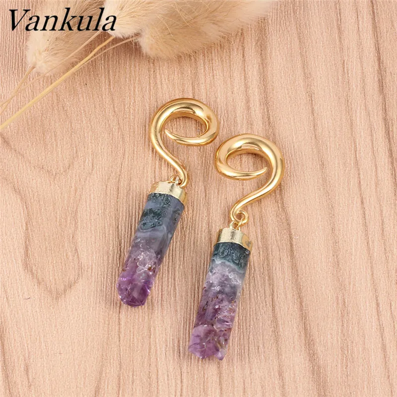 Vankula 316L ушные заглушки из нержавеющей стали туннели новые растяжки для тела