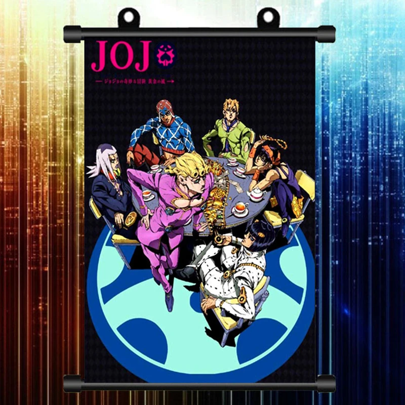 Different Size Canvas Jojo S Bizarre Adventure Anime Poster Wallpaper Wall Sticker Room Bedroom Bathroom Living Room Decoration Aliexpress