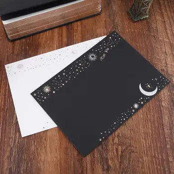 

6pcs/pack Starry Sky Writing Letter Envelope Romantic Creative Small Fresh Japanese Style Letter Bag
