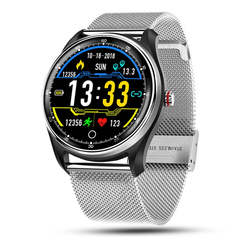 

MX9 Bluetooth Smart Watch Men ECG Heart Rate Monitor Blood Pressure Smart Wristband Fitness Tracker IP68 for Andriod Ios Phone