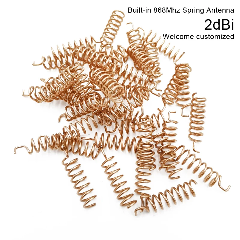 Phosphor Copper Bronze 3Dbi Internal PCB Spring 868 Mhz Coil Antenna