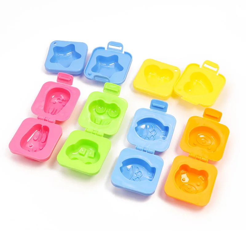 

Home Kitchen Supplies 6pcs/set DIY Chef Rice Ball Mould Kitchen Accessories Cartoon Sushi Maker Rice Roll Mold Boiled Egg Tool