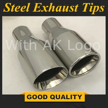 

1pc air Inlet 51mm outlet 76mm 89mm 102mm Car welding Exhaust Muffle pipe for Honda Toyota Ford buick Mazda Hyundai