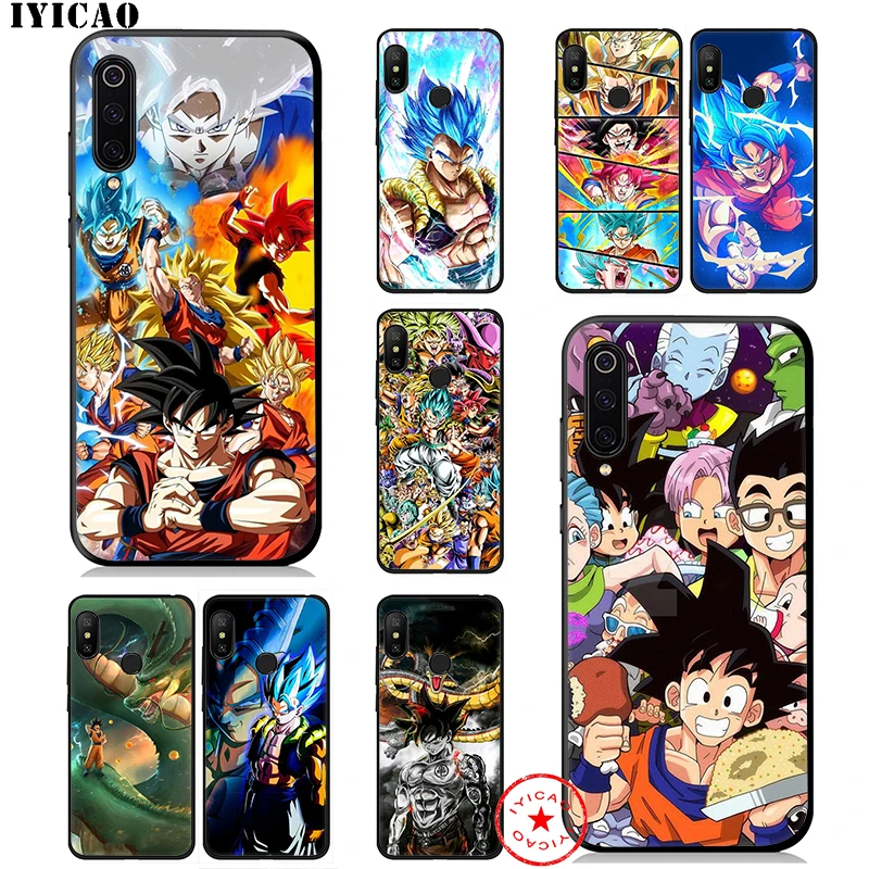 IYICAO Dragon Ball Z GT Super Goku Soft Case for Xiaomi Mi 10 A3 A2 Lite A1 CC9 CC9E 9T 9 8 6 SE Pro F1 Max 3 5X 6X MiA1 MiA2 |