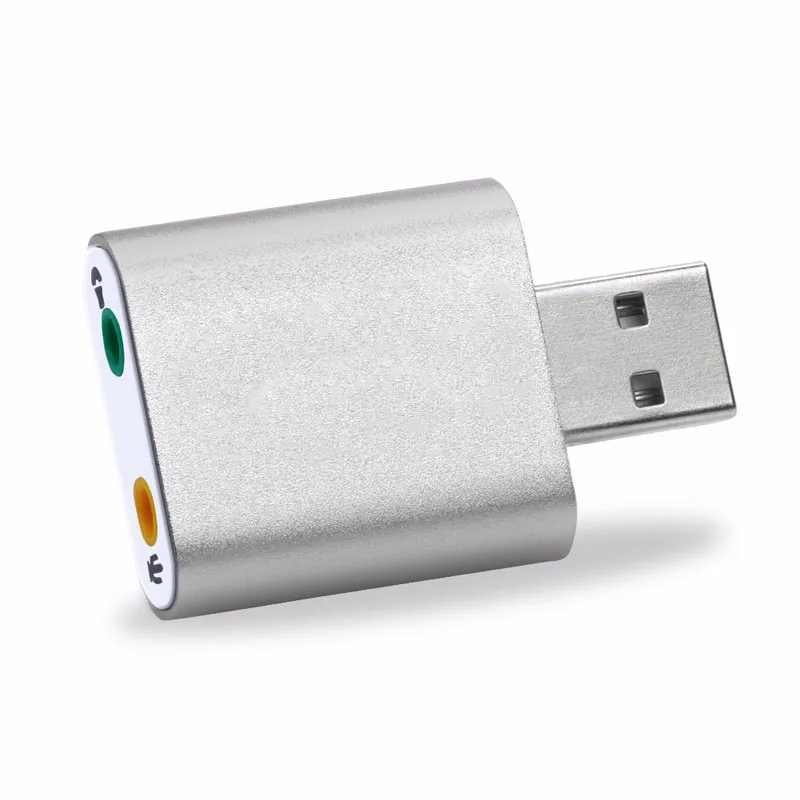 USB внешний стерео звуковой адаптер 7,1 для Windows и Mac. Подключи и играй драйверы не нужны(AU-MMSA 2,1