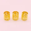 100pcs/lot Golden/Silver hair braid dread dreadlock beads adjustable cuffs clips Micro Ring Bead DIY Accessories ► Photo 3/4