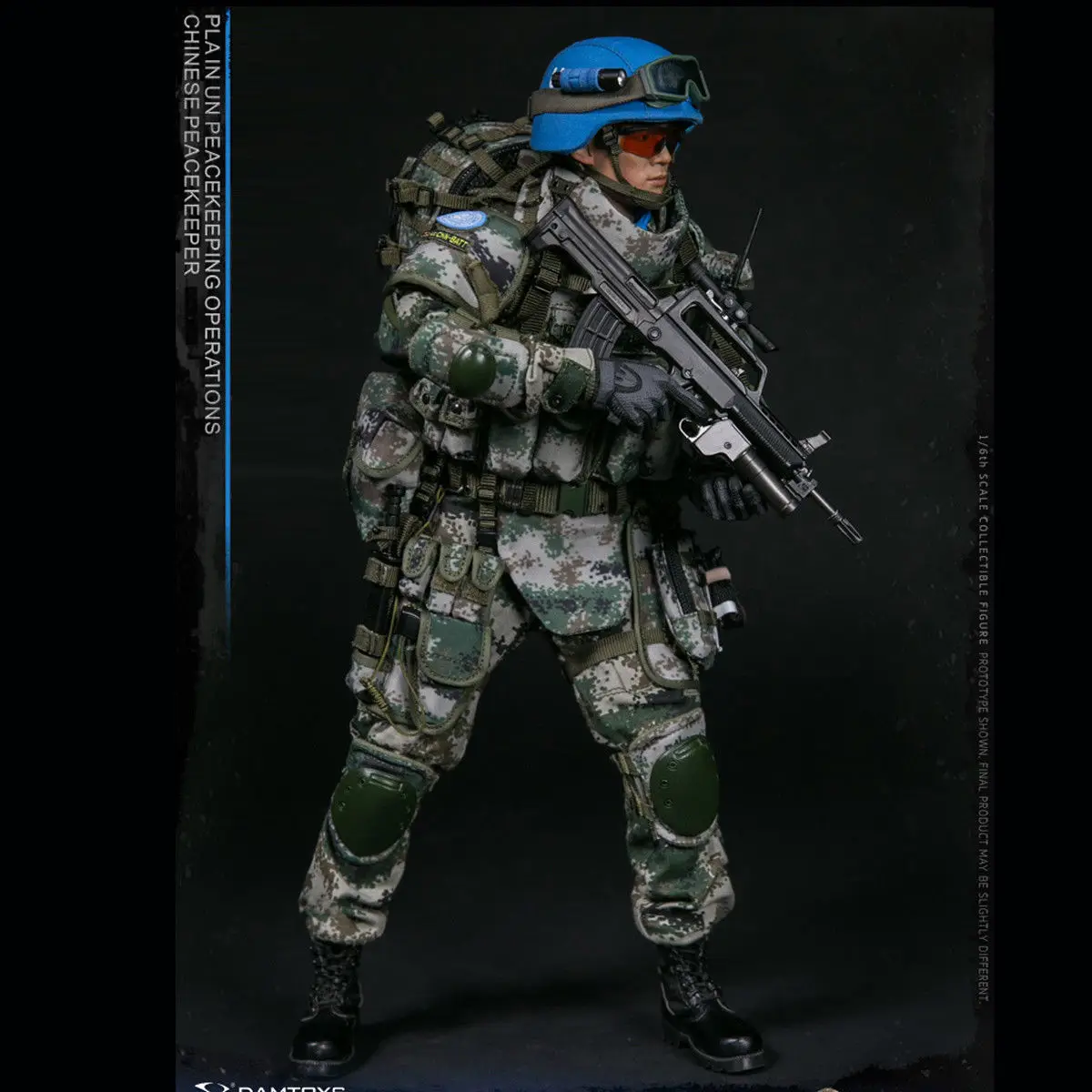 Y23-06 1/6 scale DAMTOYS Chinese UN Peacekeeper Female-TYPE 07 BOOTS Solid 