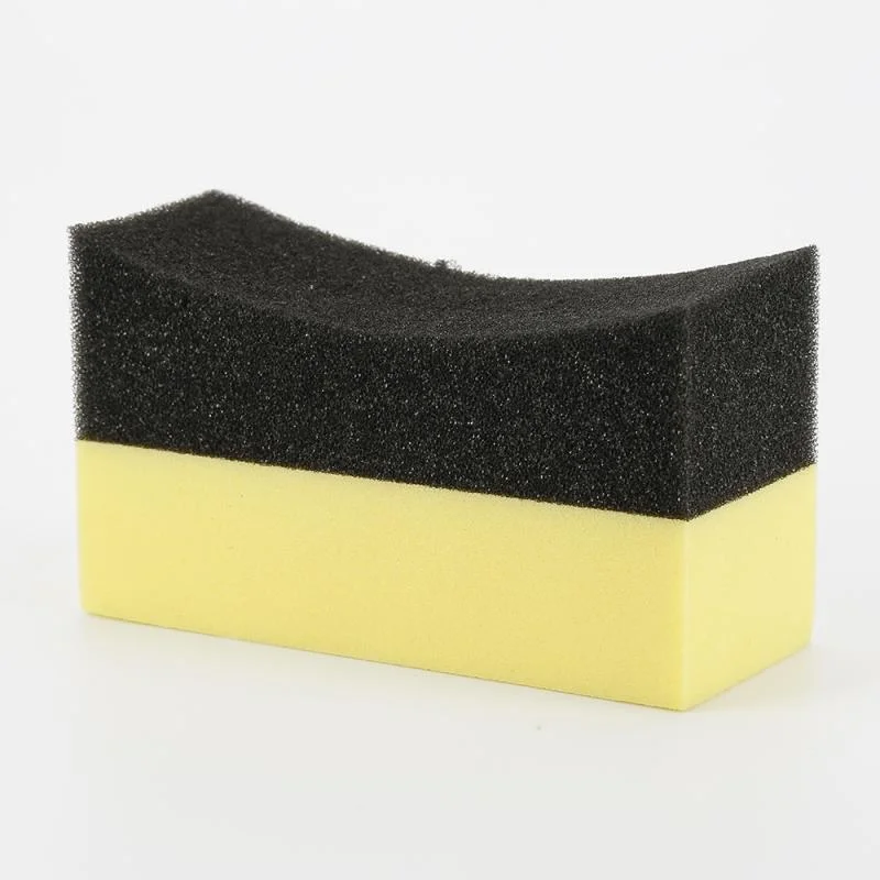 2Pcs Car Tire Cleaning Sponge Wheel Tyre Pad Wash Brush Sponge Tool Dressing Waxing Polishing Auto Accessories