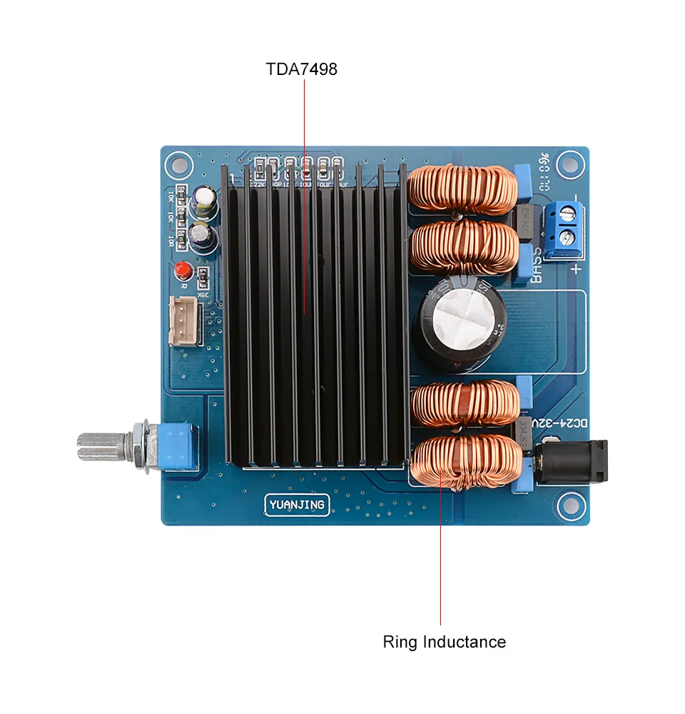AIYIMA TDA7498 150 Вт сабвуферный усилитель плата моноканальный усилитель мощности аудио усилитель плата для домашнего кинотеатра