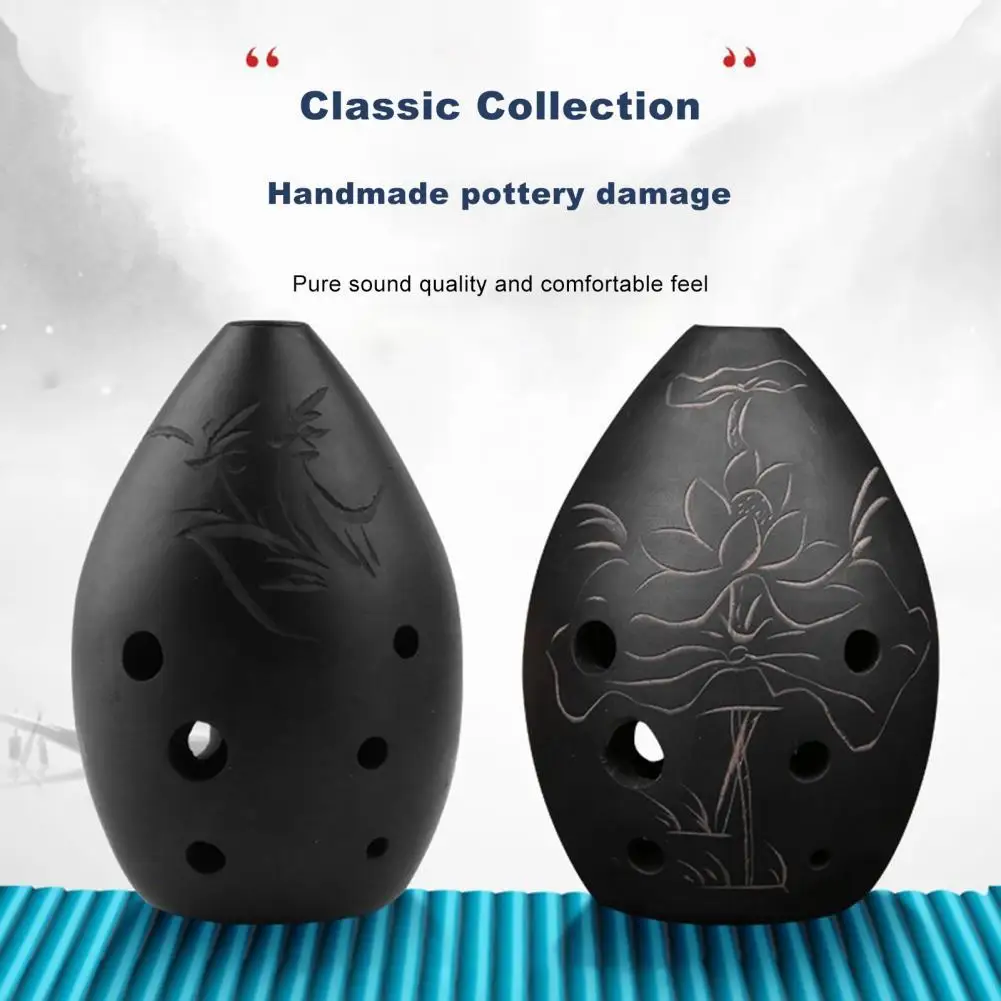Xun 8 отверстий C-тоновая глина профессиональная китайская канавка ocarina для